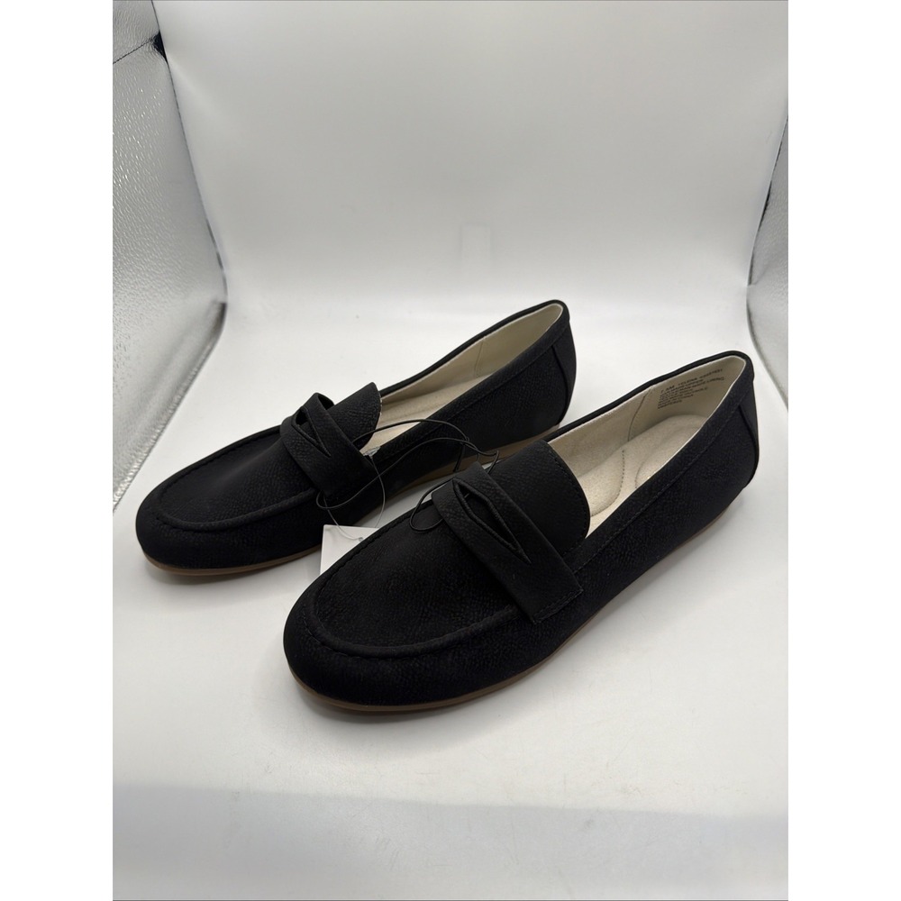 Kensie Women's Yelena Loafers Shoes, Black, Size 8